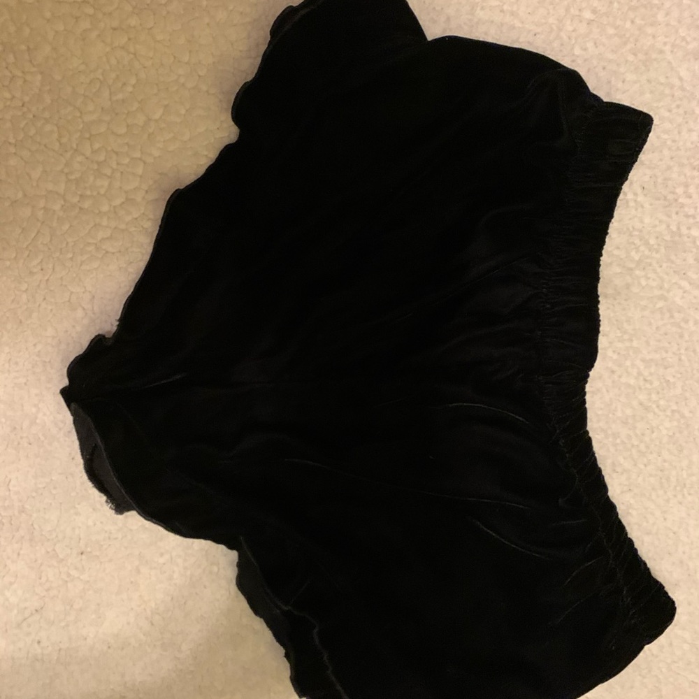 Victoria secret velvet sleep shorts
